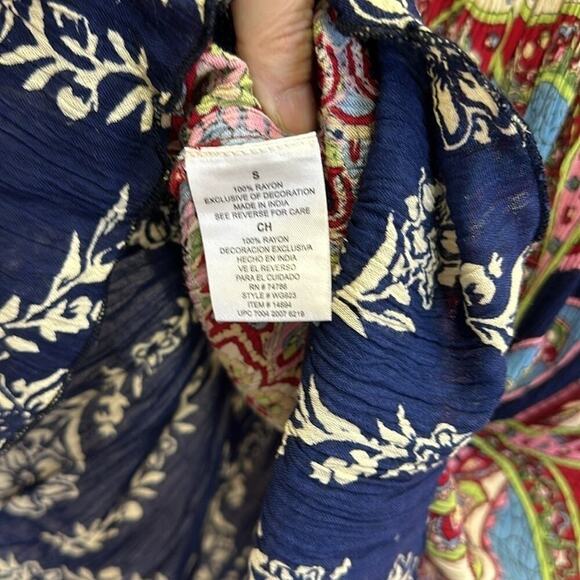 Vibrant Bila Patchwork & Floral Dress - Size Small - Picture 8 of 11